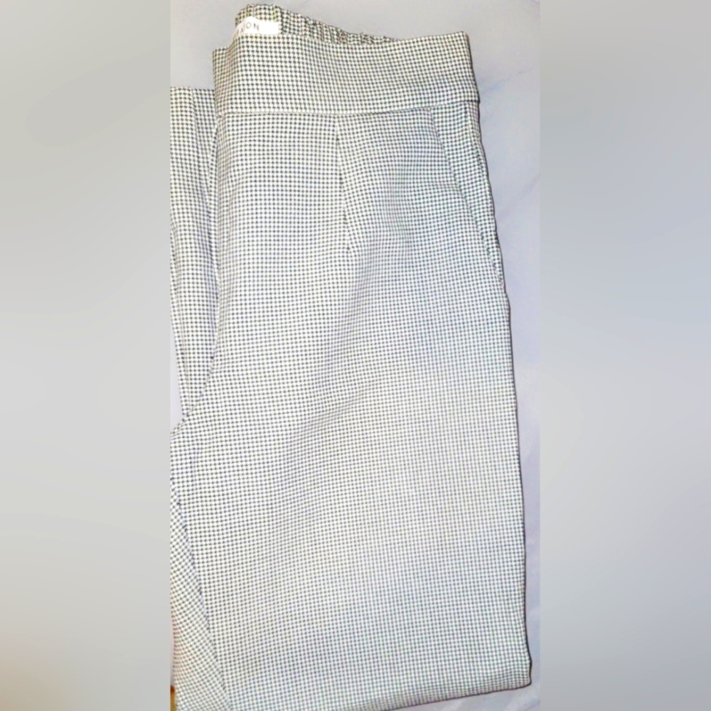 Babaton Black and White Cropped Pants for Chic Style